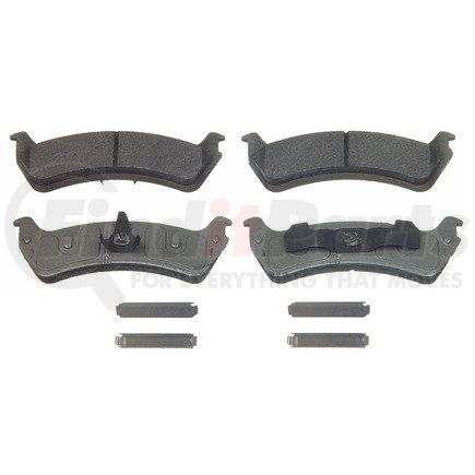 FEDERAL MOGUL-WAGNER MX667A - thermoquiet semi-metallic disc brake pad set | thermoquiet semi-metallic disc brake pad set
