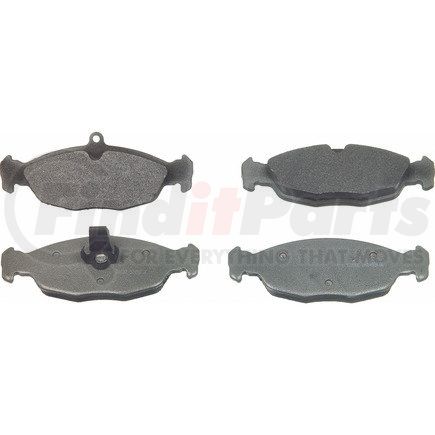 Wagner MX688A Wagner Brake ThermoQuiet MX688A Semi-Metallic Disc Brake Pad Set