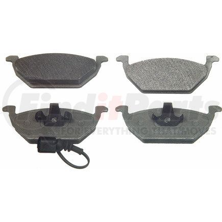 Wagner MX768A Wagner Brake ThermoQuiet MX768A Semi-Metallic Disc Brake Pad Set