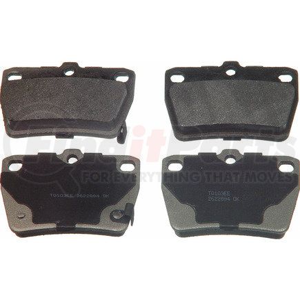 Wagner MX1051 Wagner Brake ThermoQuiet MX1051 Semi-Metallic Disc Brake Pad Set