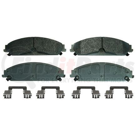 Wagner MX1058C Wagner Brake ThermoQuiet MX1058C Semi-Metallic Disc Brake Pad Set