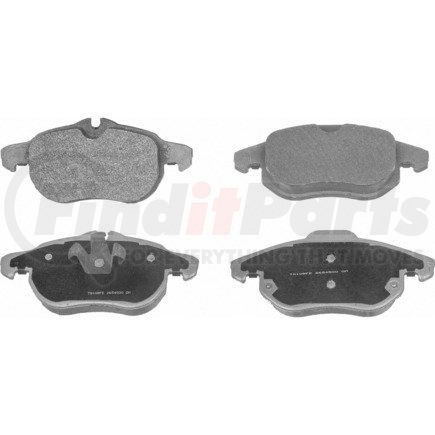 Wagner MX1106 Wagner Brake ThermoQuiet MX1106 Semi-Metallic Disc Brake Pad Set