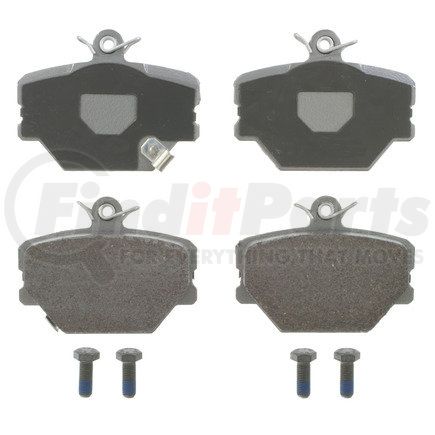 Wagner MX1252 Wagner Brake ThermoQuiet MX1252 Semi-Metallic Disc Brake Pad Set