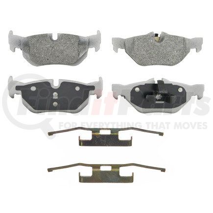 Wagner MX1267 Wagner Brake ThermoQuiet MX1267 Semi-Metallic Disc Brake Pad Set