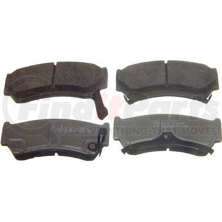 Wagner PD668 Wagner Brake ThermoQuiet PD668 Disc Brake Pad Set