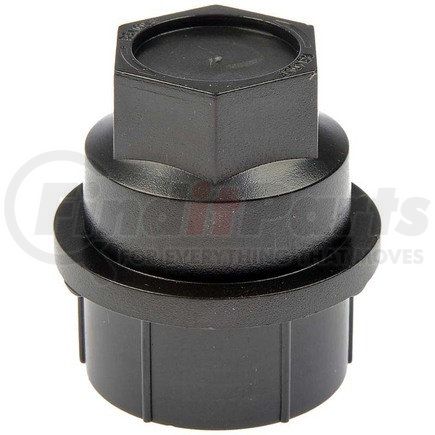 Dorman 611-607.1 Black Wheel Nut Cover M27-2.0, Hex 22mm