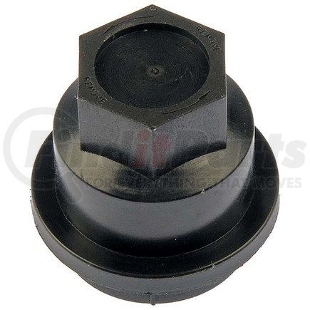 Dorman 611-615.1 Black Wheel Nut Cover M24-2.0, Hex 19mm
