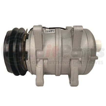 Sunair CO-8166CA A/C Compressor - R134A, PAG 46, DKS-15CH, 12V, V-belt, 1 Pin, 4.93 in. Pulley