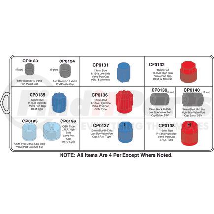 Sunair CP4016 A/C O-Ring Kit