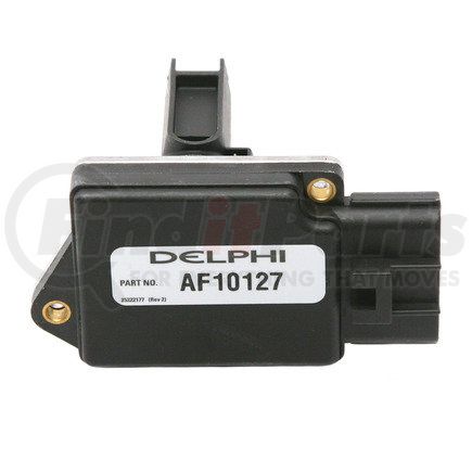Delphi AF10127 Mass Air Flow Sensor - without Housing, Bolt-On Type, Black/Silver