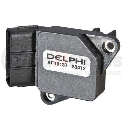 Delphi AF10137 Mass Air Flow Sensor - without Housing, Bolt-On Type, Black