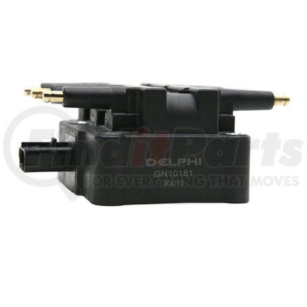 Delphi GN10181 Ignition Coil - Triple Coil Pack, 12V, 4 Male Blade Terminals