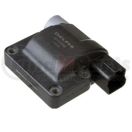 Delphi GN10288 Ignition Coil - Conventional, 12V, 4 Male Blade Terminals