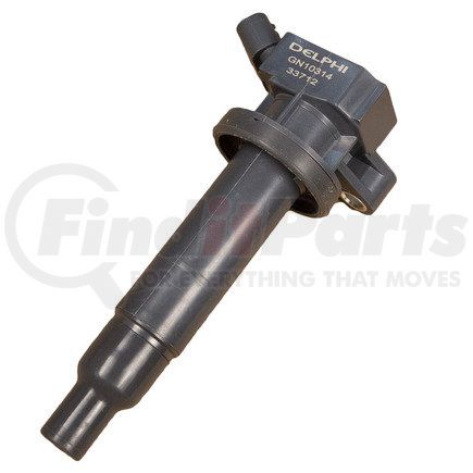Delphi GN10314 Ignition Coil - Coil-On-Plug Ignition, 12V, 4 Male Blade Terminals