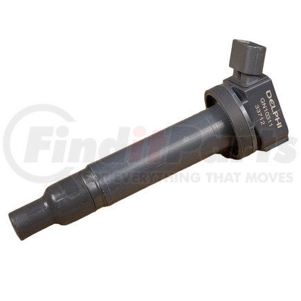 Delphi GN10311 Ignition Coil - Coil-On-Plug Ignition, 12V, 4 Male Blade Terminals