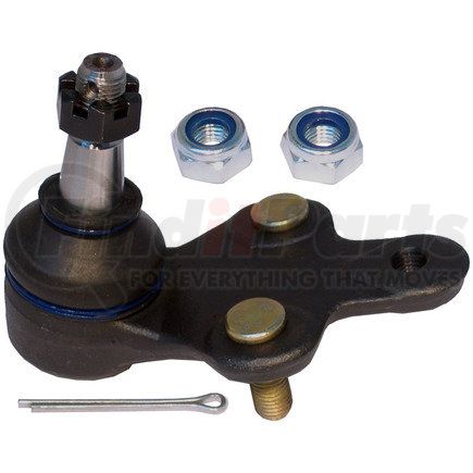 Delphi TC1240 Suspension Ball Joint - Assembly, Front, LH, Lower, Non-Adjustable, Gray