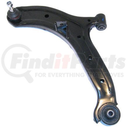DELPHI TC1309 Suspension Control Arm and Ball Joint Assembly - Front, LH, Lower, Non-Adjustable, with Bushing, Press-In, Stamped, Steel, Non-Greaseable