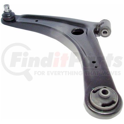 Delphi TC2344 Suspension Control Arm and Ball Joint Assembly - Front, LH, Lower, Non-Adjustable, with Bushing, Press-In, Stamped, Steel, Non-Greaseable