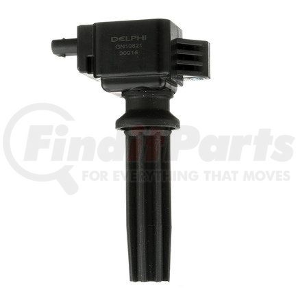 Delphi GN10621 Ignition Coil - Coil-On-Plug Ignition, 12V, 3 Male Blade Terminals