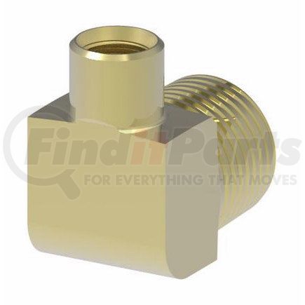 Weatherhead 402X4-CT Inverted Flare Brass 90º Male Elbow Fitting 1/4" Tube Size