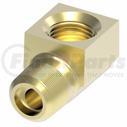 WEATHERHEAD 402X6X6 - hydraulics adapter - inverted flare 90 degree male elbow
