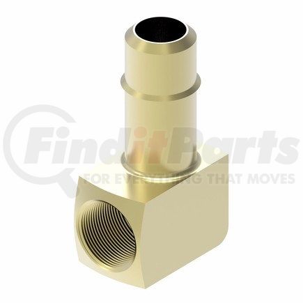 Weatherhead 1070X4 Mini-Barb Brass 90º Female Elbow 1/4" Tube Size