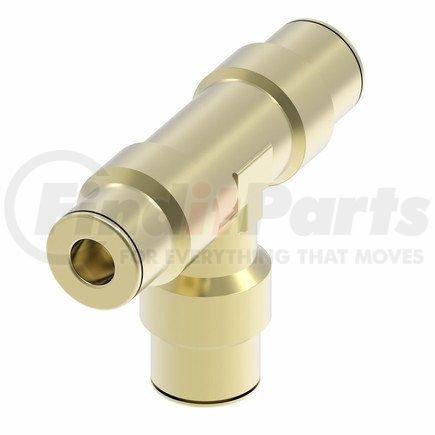 Weatherhead 1164X2.5 Push To Connect Brass Union Tee 1/8" Tube Size