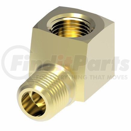 Weatherhead 3400X4W-CT Pipe Brass 90° Street Elbow 1/4" Tube Size