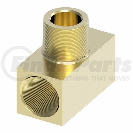 Weatherhead 3600X4 Adapter - Male BRANCH Tee - Female Pipe & Male Pipe