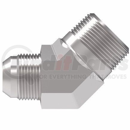 Weatherhead 2023-4-4S 2023 Series Elbow Adapter NPTF External Pipe/SAE 37° Flare