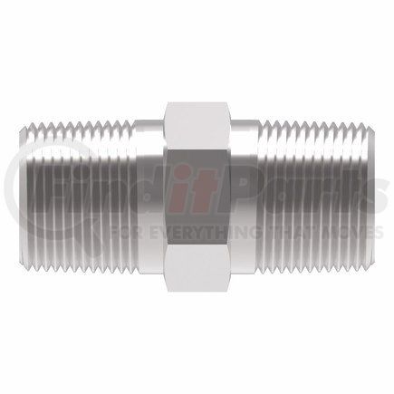 Weatherhead 2083-6-6S 2083 Series Straight Adapter NPTF External Pipe/NPTF External Pipe