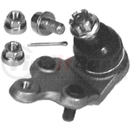 Delphi TC409 Suspension Ball Joint - Front, Lower, Non-Adjustable, Non-Greaseable