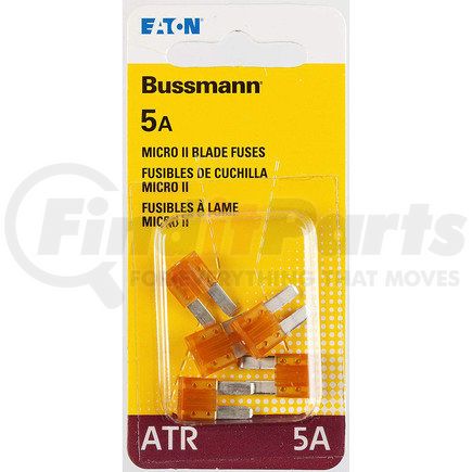 Bussmann Fuses BP/ATR5RP ATR-5 AMP Blade Fuse