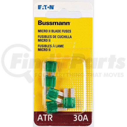 Bussmann Fuses BP/ATR30RP ATR-30 AMP Blade Fus