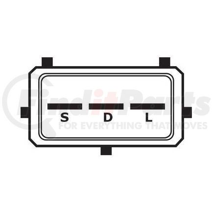 J&N 400-14089 Alternator 12V, 110A, Ford 6G, New