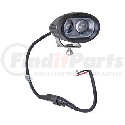 J&N 550-10025 Work Light 12/24/36/48/60V, LED, 300 Lumens, Blue, 4" x 3", Spot