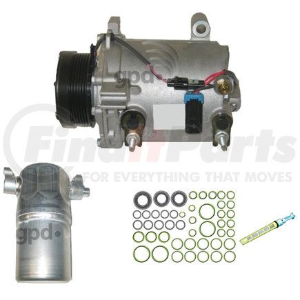 Global Parts Distributors 9612223 A/C Compressor and Component Kit