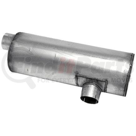 Walker Exhaust 21969 Exhaust Muffler - Universal, Round, Steel, 4" Inlet/Outlet, 31.5" Length