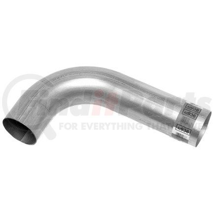 Walker Exhaust 42936 Exhaust Elbow - 4" OD, 90° Mandrel Bend, Aluminized Steel, Universal Fit, 18" Length