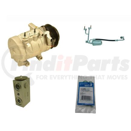 Global Parts Distributors 9633439 A/C Compressor and Component Kit