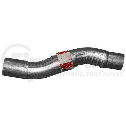 Walker Exhaust 52298 Exhaust Pipe - Aluminized Steel, 16.875" Length, 2.5" ID/OD, Pipe Connection