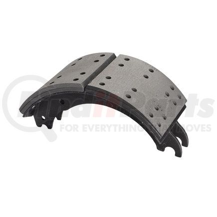 HALDEX HV884515X3R - drum brake shoe and lining assembly - rear, relined, 1 brake shoe, without hardware, for use with fruehauf "xem3" applications | relined 1 shoe no hardware,hv88 grade material, fmsi 8845 | drum brake shoe