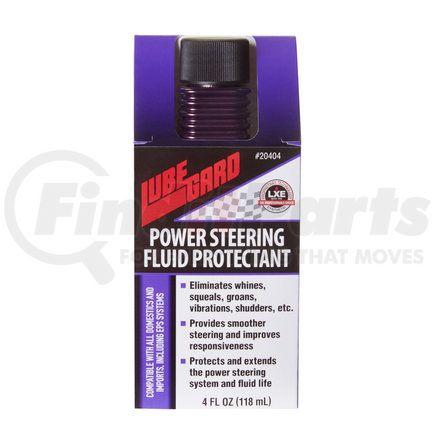 Lube Gard Products 20404 Lubegard Power Steering Fluid Protectant - 4 oz. (English Only)
