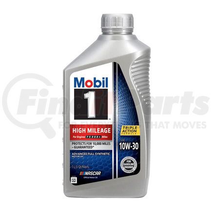 Mobil Oil 103535 M1 HI MILEAGE 10W30 QT.