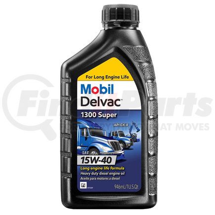 Mobil Oil 122494 DELVAC1300SUP 15W40 QT
