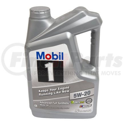 Mobil Oil 124287 Engine Oil - Advanced Full Synthetic, 5W20, 5 Quarts