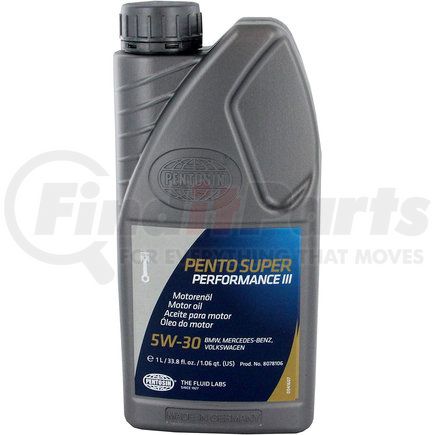 Pentosin 8078106 Engine Oil for ACCESSORIES
