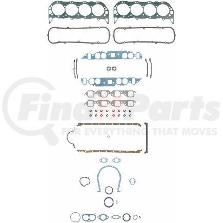 Fel-Pro 260-1009 Engine Gasket Set - Full Gasket, fits 1966-1979 Big Block Chevy 396-454