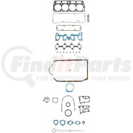 Fel-Pro 2601748 PermaDry® Engine Gasket Set - Molded, Rubber, with Valve Cover Gasket