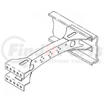 Freightliner A15-22497-008 Suspension Crossmember Repair Kit - Steel